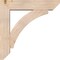 Ekena Millwork Thorton Slat Smooth Bracket w/ Offset Brace, Douglas Fir, 7 1/2"W x 34"D x 34"H BKT0806X34X34THR06SDF - alternate 2